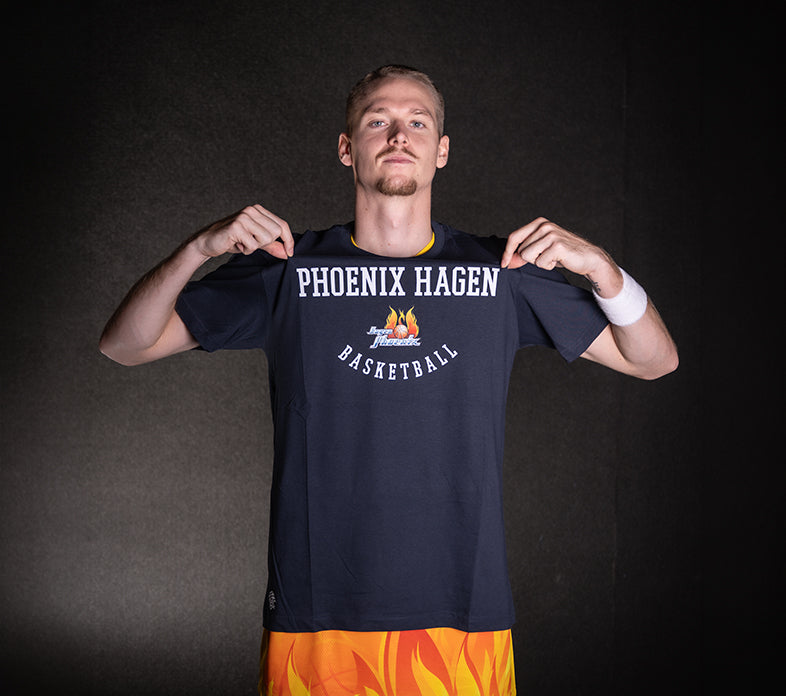 Phoenix Hagen Basketball T-Shirt Blau