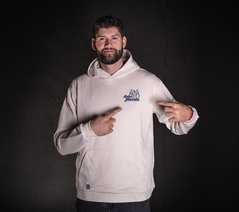 Craft Teamhoodie "Feuervogel" Beige