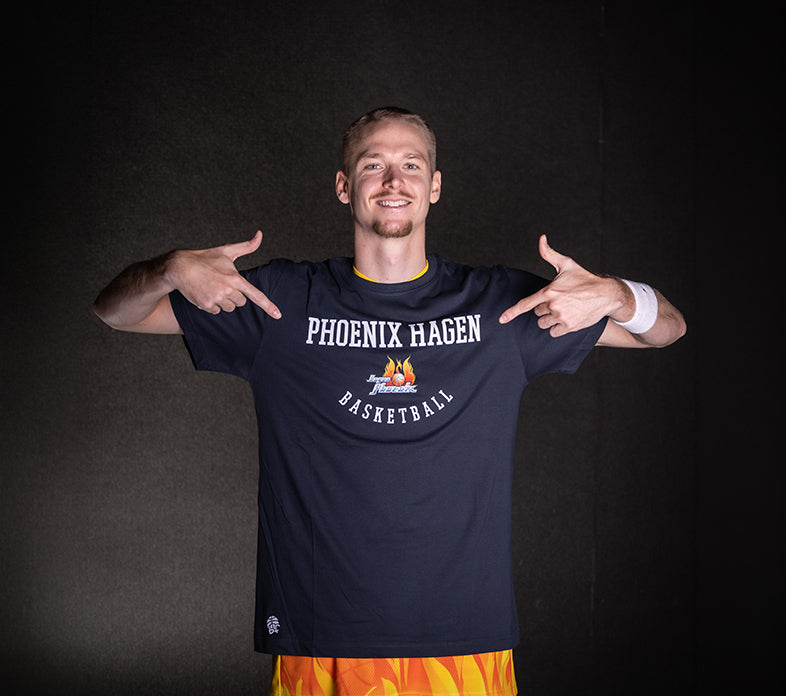 Phoenix Hagen Basketball T-Shirt Blau