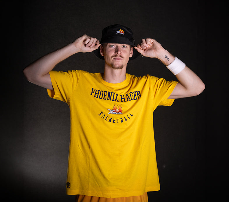 Phoenix Hagen "Basketball" T-Shirt Gelb