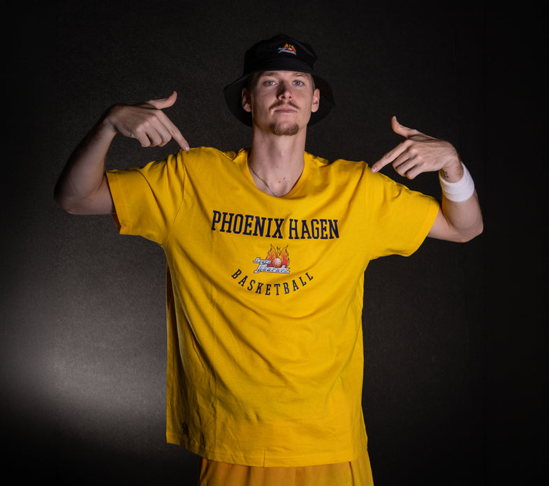 Phoenix Hagen "Basketball" T-Shirt Gelb