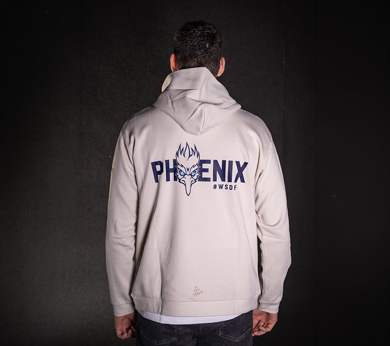 Craft Teamhoodie "Feuervogel" Beige